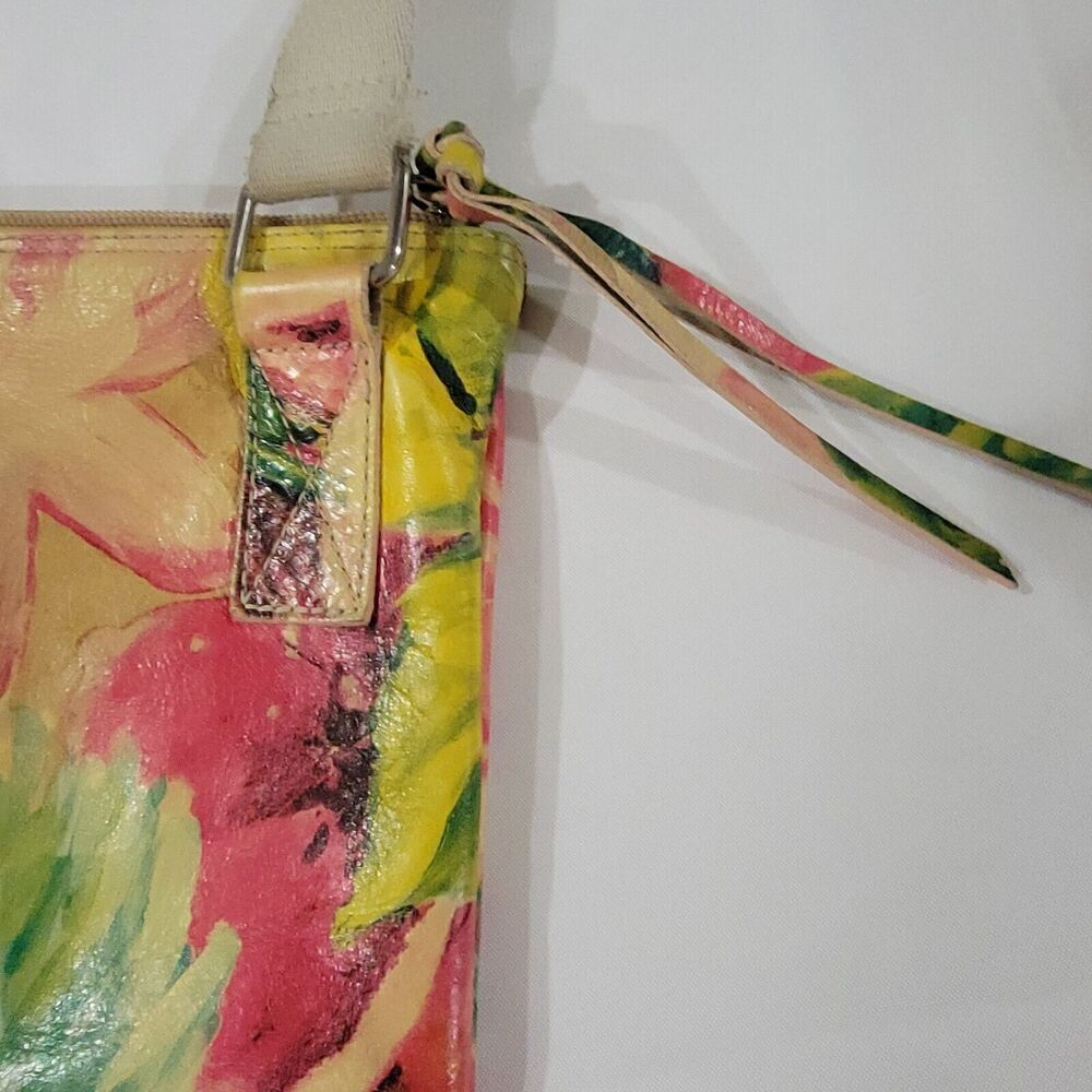 Maurizio Taiuti Tropical Crossbody Bag Purse Adjustable Strap Floral - Picture 9 of 16